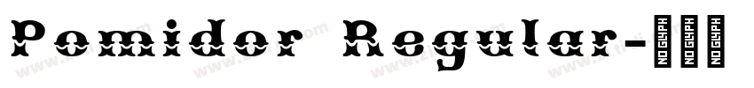 Pomidor Regular字体转换